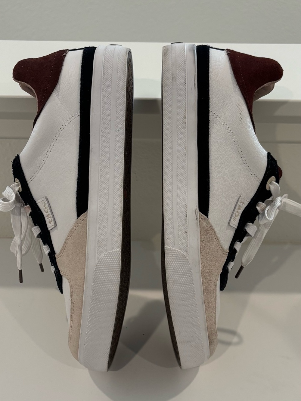 Taos 'Pop Soul' Leather & Suede Sneakers - Size 10 - Picture 4 of 10